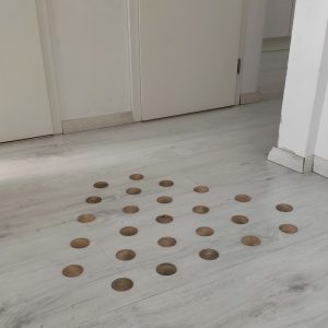 DOTS active - design barefoot floor in corridor for healthy feet